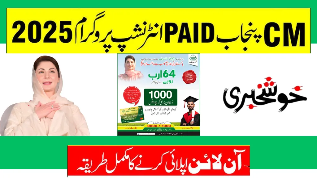 CM Punjab Free Internship Program